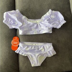 Wonder Nation Kids Swim Bikini in Light Purple